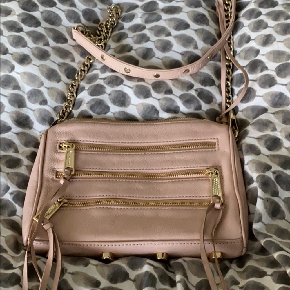 5 zip pink Rebecca Minkoff purse